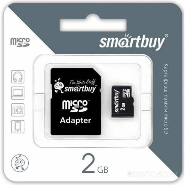 Карта памяти SmartBuy microSD + SD adapter - фото 1 - id-p225486864