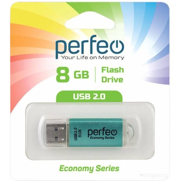 USB Flash Perfeo E01 8GB (зеленый) - фото 3 - id-p225486873