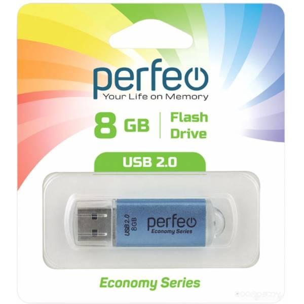 USB Flash Perfeo E01 8GB (синий) - фото 3 - id-p225486877