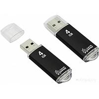 USB Flash SmartBuy 4GB V-Cut Black (SB4GBVC-K)