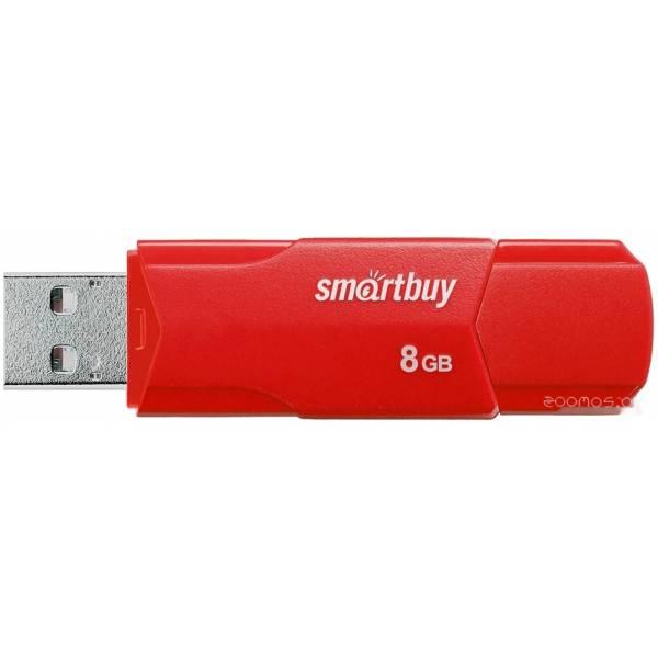 USB Flash SmartBuy Clue 8GB (красный) - фото 1 - id-p225486891