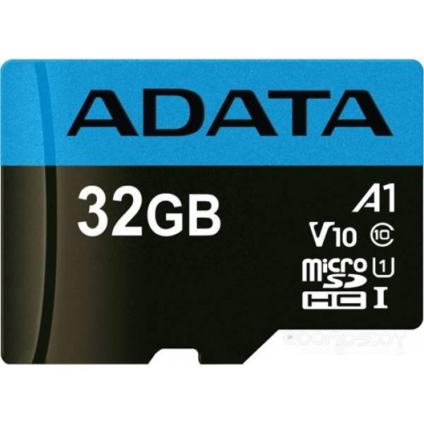 Карта памяти A-Data Premier AUSDH32GUICL10A1-RA1 microSDHC 32GB (с адаптером) - фото 2 - id-p225491864