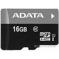 Карта памяти A-Data Premier microSDHC UHS-I U1 (10 Class) 16 Gb (AUSDH16GUICL10-RA1)