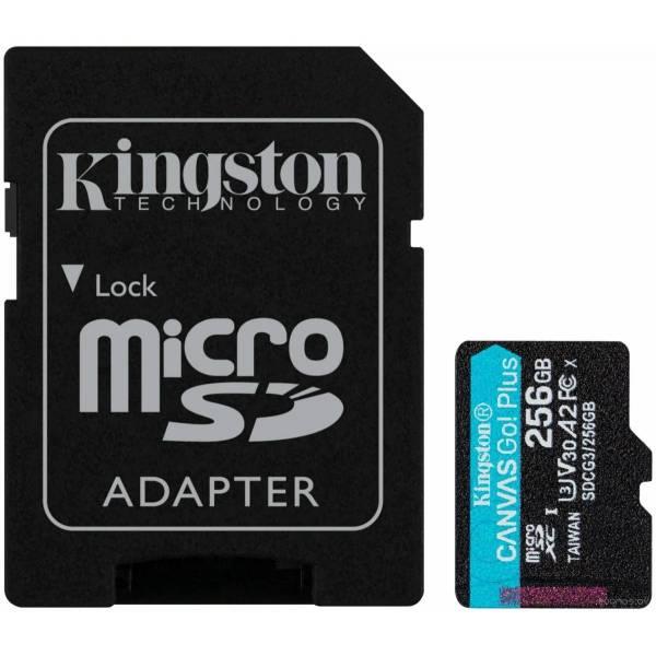Карта памяти Kingston Canvas Go! Plus microSDXC 128GB (с адаптером) SDCG3/128GB - фото 1 - id-p225491882