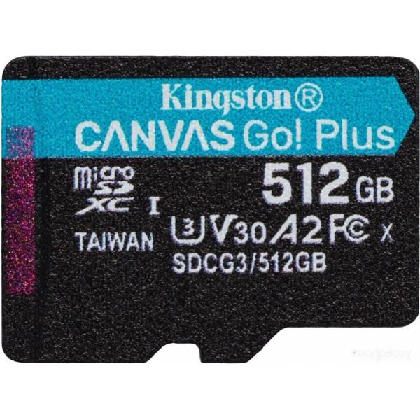 Карта памяти Kingston Canvas Go! Plus microSDXC 512GB - фото 1 - id-p225491885