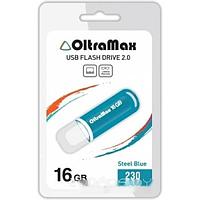 USB Flash OltraMax 230 16GB (бирюзовый) [OM-16GB-230-St Blue]