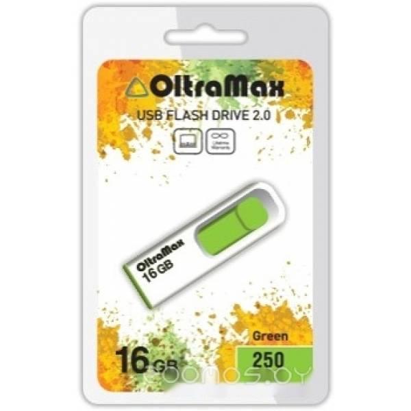 USB Flash OltraMax 250 16GB (зеленый) [OM-16GB-250-Green] - фото 1 - id-p225486925