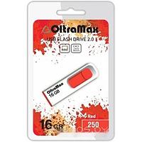 USB Flash OltraMax 250 16GB (красный) [OM-16GB-250-Red]