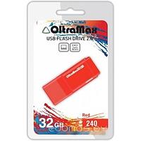 USB Flash OltraMax 240 32GB (красный) [OM-32GB-240-Red]