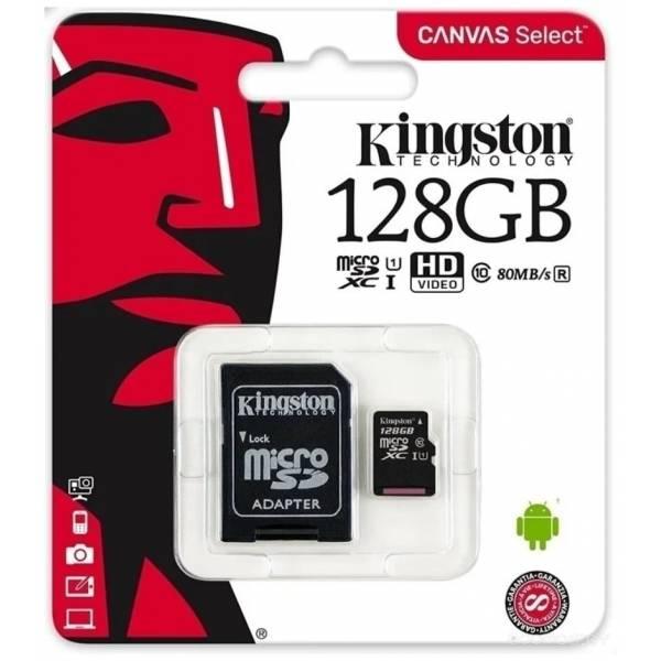 Карта памяти Kingston Canvas Select Plus microSDXC 128GB (с адаптером) (SDS2/128GB) - фото 2 - id-p225491889