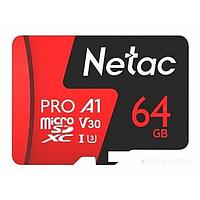 Карта памяти Netac P500 Extreme Pro 64GB NT02P500PRO-064G-R + адаптер