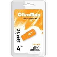 USB Flash OltraMax Smile 4GB (оранжевый)