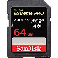 Карта памяти SanDisk Extreme PRO SDXC SDSDXDK-064G-GN4IN 64GB