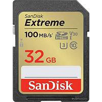 Карта памяти SanDisk Extreme SDHC SDSDXVT-032G-GNCIN 32GB