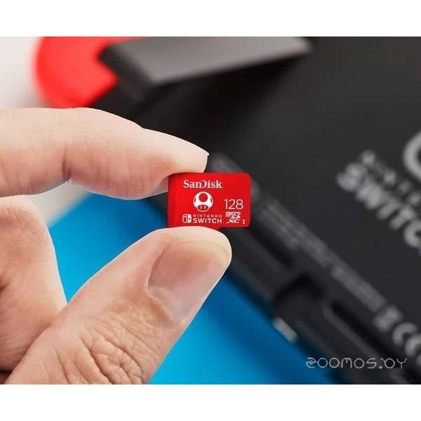 Карта памяти SanDisk For Nintendo Switch microSDXC SDSQXAO-128G-GN3ZN 128GB - фото 3 - id-p225491933