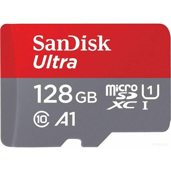 Карта памяти SanDisk Ultra SDSQUAB-128G-GN6MN microSDXC 128GB - фото 1 - id-p225491939