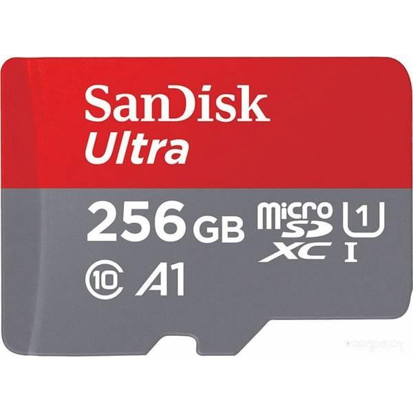 Карта памяти SanDisk Ultra SDSQUAC-256G-GN6MN microSDXC 256GB - фото 1 - id-p225491940