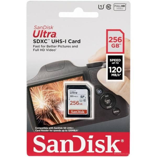 Карта памяти SanDisk Ultra SDXC SDSDUN4-256G-GN6IN 256GB - фото 2 - id-p225491941