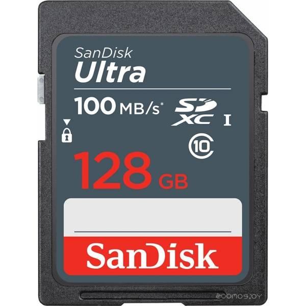 Карта памяти SanDisk Ultra SDXC SDSDUNR-128G-GN3IN 128GB - фото 1 - id-p225491945