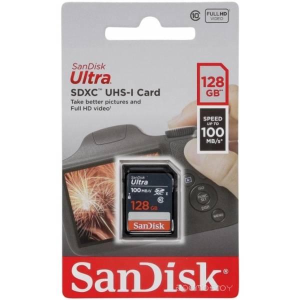 Карта памяти SanDisk Ultra SDXC SDSDUNR-128G-GN3IN 128GB - фото 3 - id-p225491945
