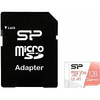 Карта памяти Silicon Power Superior A1 microSDXC SP128GBSTXDV3V20SP 128GB