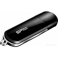 USB Flash Silicon Power LuxMini 322 Black 64GB (SP064GBUF2322V1K)