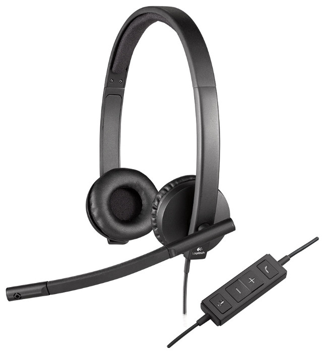 Наушники с микрофоном Logitech USB Headset Stereo H570e - фото 1 - id-p225497915