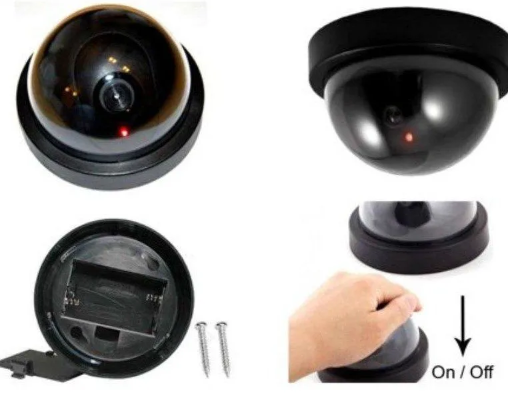 Купольная камера видеонаблюдения (муляж) Security Camera - фото 6 - id-p225499344
