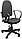 Кресло офисное Helmi HL-M30 «Престиж» обивка - серая однотонная ткань, фото 3