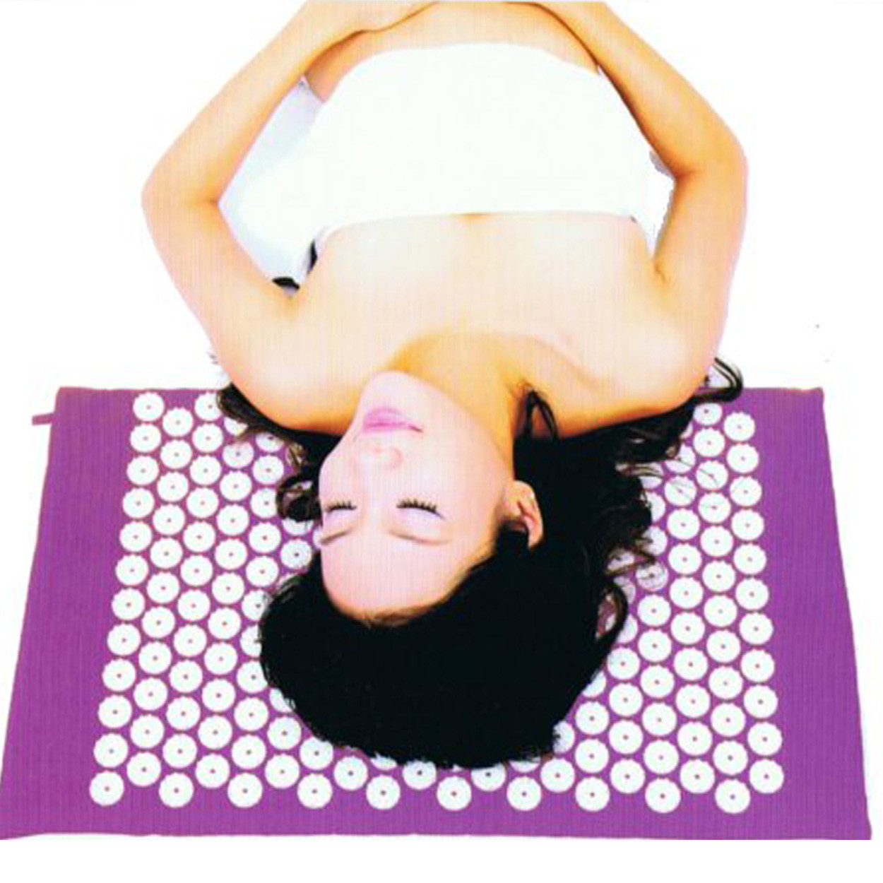 Акупунктурный коврик (коврик для акупунктурного массажа) Acupressure Mat, в коробке - фото 5 - id-p225499490