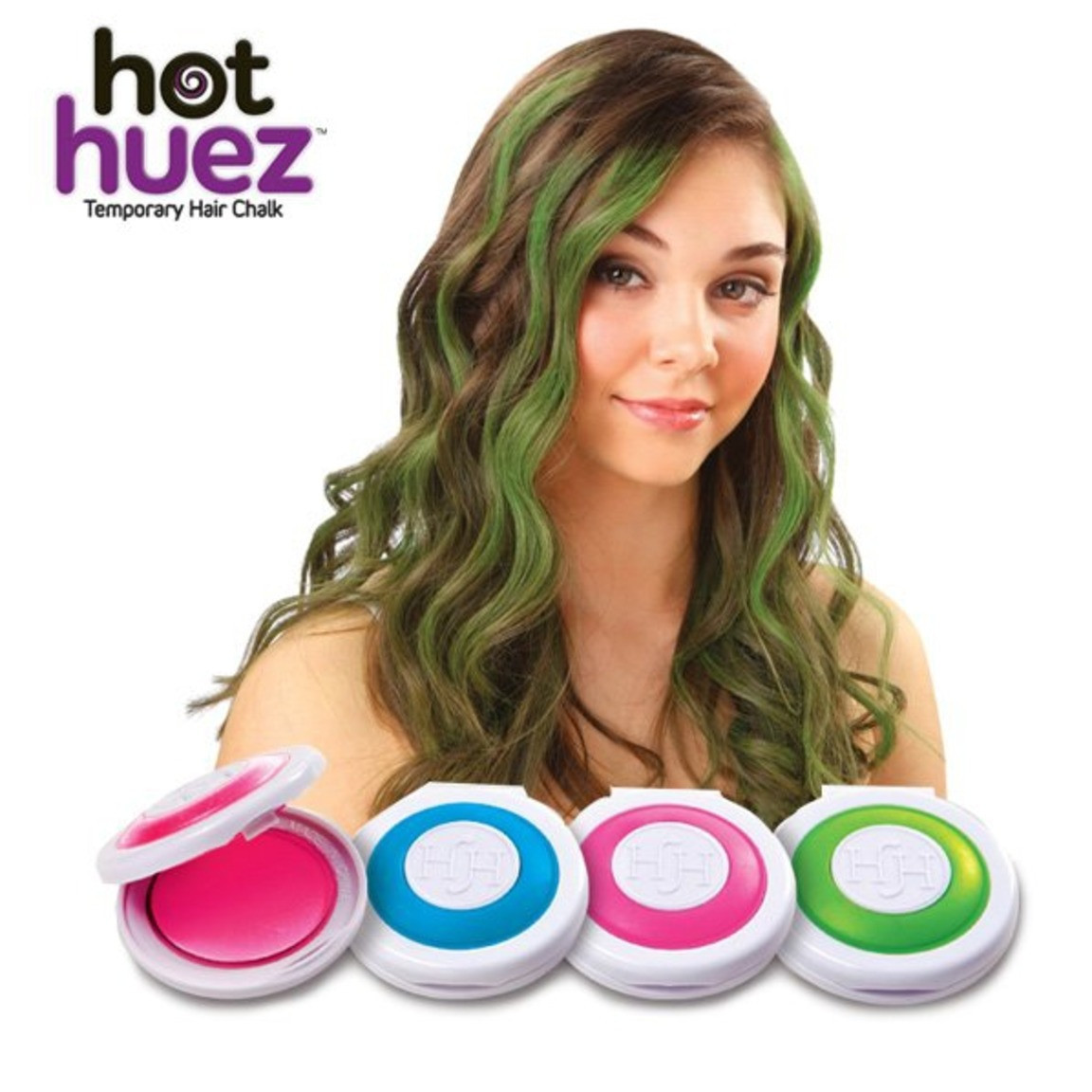 Мелки для окрашивания волос цветные Hot Huez (Хот Хьюз) - фото 3 - id-p225498512