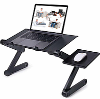 Столик трансформер для ноутбука с вентилятором Multifunctional Laptop Table T8