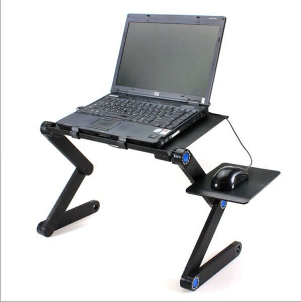Столик трансформер для ноутбука с вентилятором Multifunctional Laptop Table T8 - фото 3 - id-p225499538