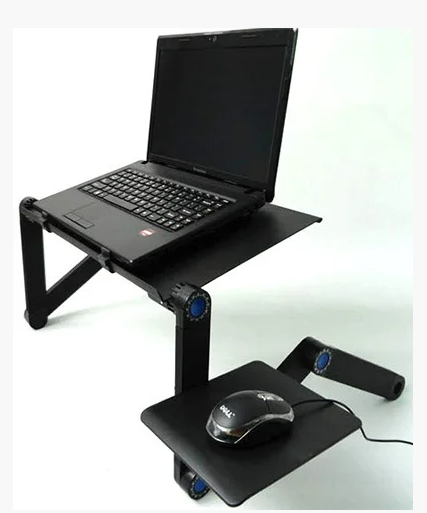 Столик трансформер для ноутбука с вентилятором Multifunctional Laptop Table T8 - фото 7 - id-p225499538