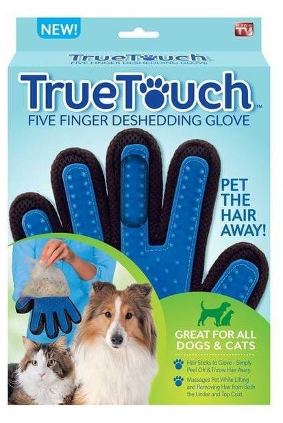 Перчатка для вычесывания шерсти животных True Touch - фото 6 - id-p225498546