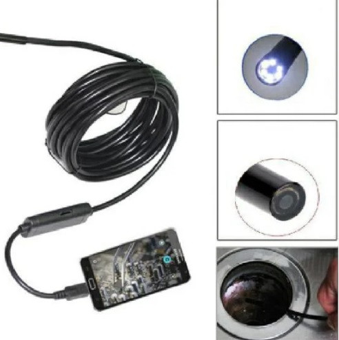 Водонепроницаемая инспекционная камера эндоскоп SiPL 5m USB тип C - фото 1 - id-p225500481
