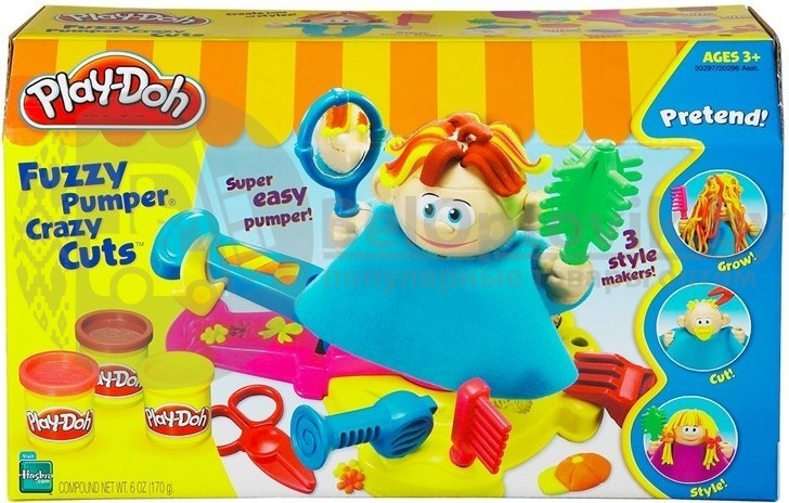 Набор для лепки Play-Doh мягкий пластилин «Парикмахер» - фото 2 - id-p225499607