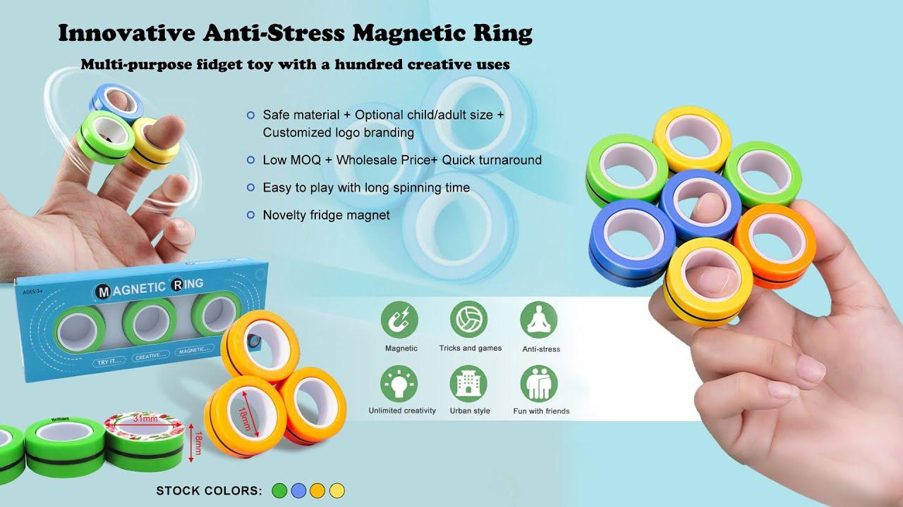 Спиннер-антистресс Magnetic Rings Магнитные Кольца 3штуки - фото 8 - id-p225500503