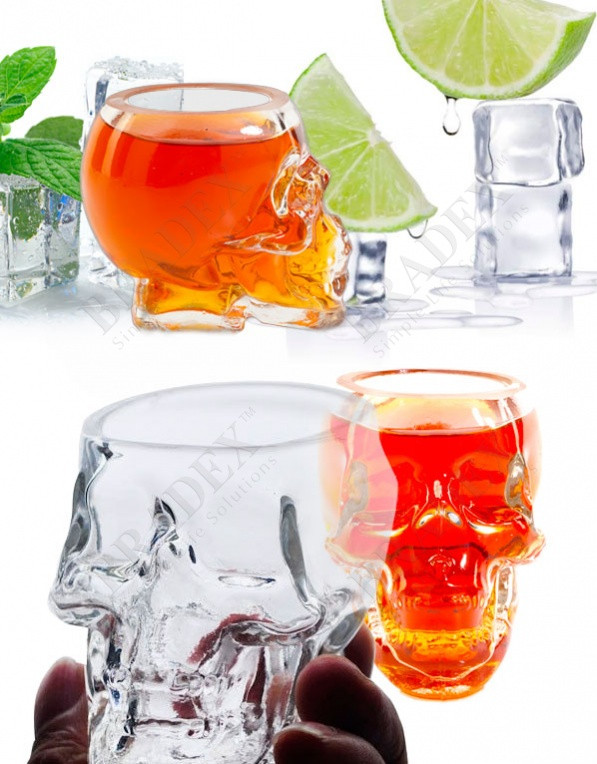 Стопка «БЕДНЫЙ ЙОРИК» Glass Skull - фото 3 - id-p225498608