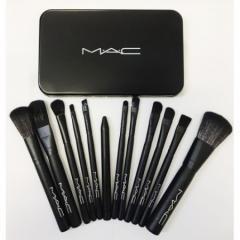 Набор кистей (кисти) для макияжа MAC 12 штук в коробочке - фото 2 - id-p225498617