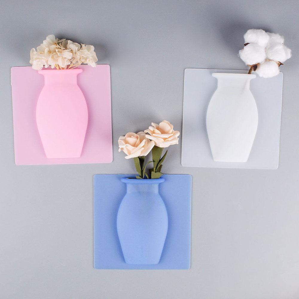 Настенная силиконовая ваза для цветов Magic Vase, многоразовая - фото 2 - id-p225500536