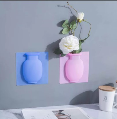 Настенная силиконовая ваза для цветов Magic Vase, многоразовая - фото 5 - id-p225500536
