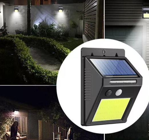 Светильник с датчиком движения на солнечной батарее 20 LED Solar Powered LED Wall Light - фото 3 - id-p225501426