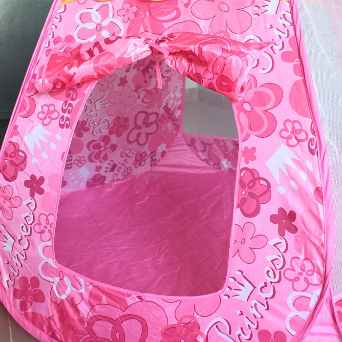 Палатка игровая детская (цвет розовый,голубой) - фото 4 - id-p225500553