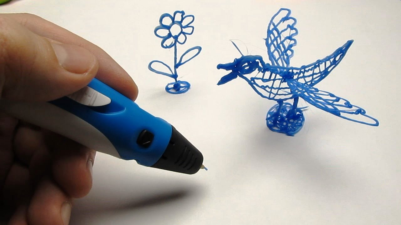 3Д ручка 3D pen-2 для создания объемных изображений с LCD-дисплеем и блоком зарядки - фото 7 - id-p225498660