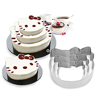 Формы из нержавеющей стали (кольцо для торта) Cake Baking Tool (3 шт) КИТТИ Kitty