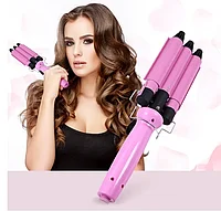 Тройная плойка для создания волн Professional Hairdressing JUNJUN ELECTRICAL JJ-928