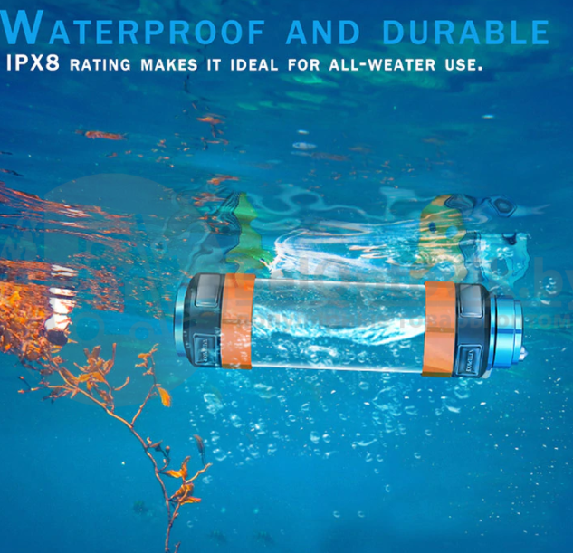 Универсальный походный водонепроницаемый перезаряжаемый USB светильник Rechargeable waterproof lamp модель t-3 - фото 5 - id-p225501507