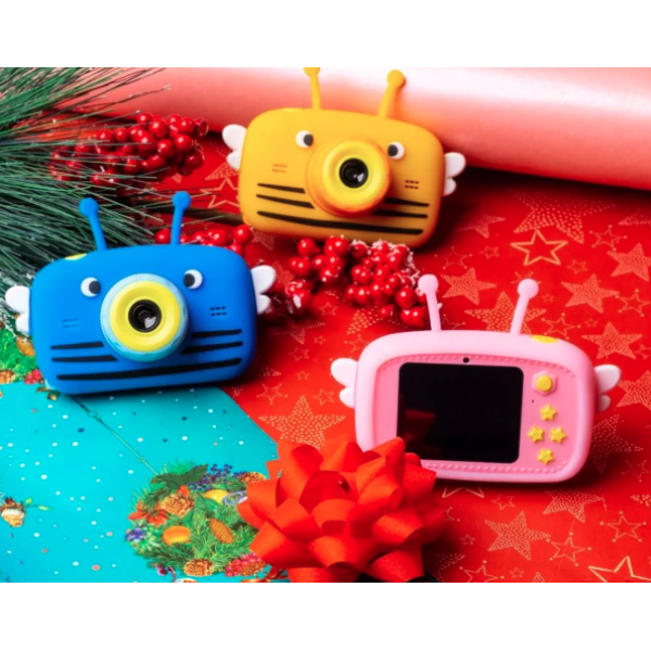 Детский цифровой фотоаппарат "Пчелка" Children's Fun Camera 2 камеры и встроенная память - фото 5 - id-p225499752