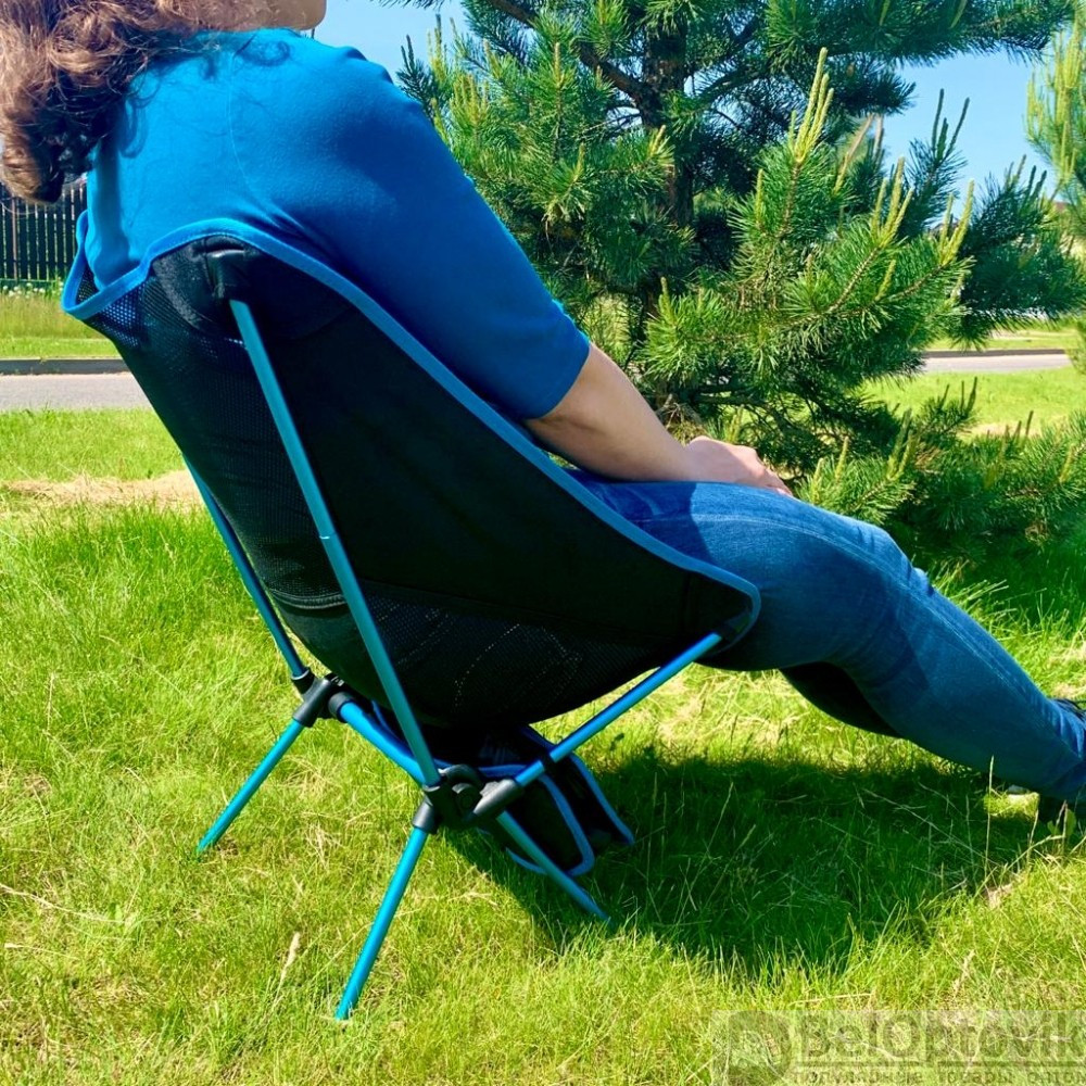 Стул туристический складной Camping chair для отдыха на природ - фото 4 - id-p225502425